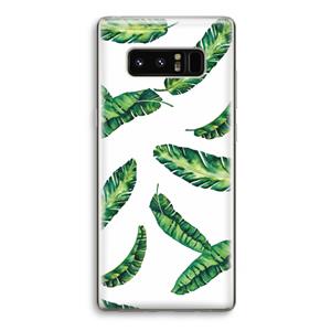 CaseCompany Lange bladeren: Samsung Galaxy Note 8 Transparant Hoesje