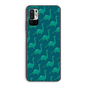 CaseCompany Diplodocus: Xiaomi Redmi Note 10 5G Transparant Hoesje