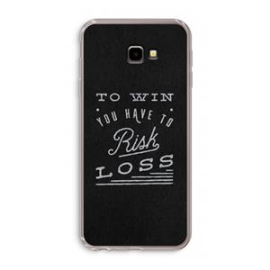 CaseCompany Risk loss: Samsung Galaxy J4 Plus Transparant Hoesje