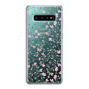 CaseCompany Sierlijke bloemen: Samsung Galaxy S10 Plus Transparant Hoesje