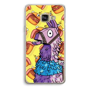 CaseCompany Loot Burger: Samsung A3 (2017) Transparant Hoesje