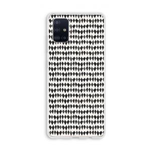 CaseCompany Crazy shapes: Galaxy A51 4G Transparant Hoesje