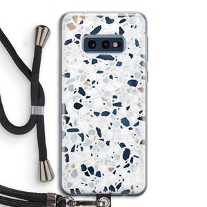 CaseCompany Terrazzo N°1: Samsung Galaxy S10e Transparant Hoesje met koord