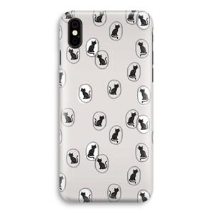 CaseCompany Miauw: iPhone X Volledig Geprint Hoesje