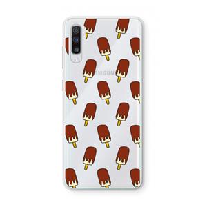 CaseCompany Yummy: Samsung Galaxy A70 Transparant Hoesje