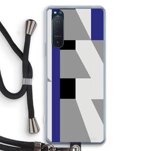 CaseCompany Gestalte 2: Sony Xperia 5 II Transparant Hoesje met koord