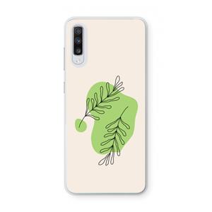 CaseCompany Beleaf in you: Samsung Galaxy A70 Transparant Hoesje
