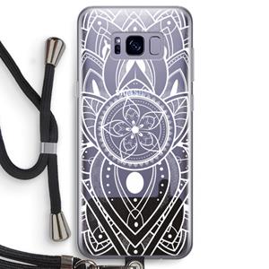 CaseCompany It's Complicated: Samsung Galaxy S8 Transparant Hoesje met koord