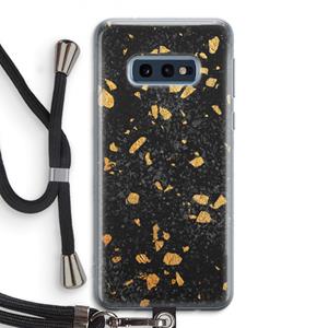 CaseCompany Terrazzo N°7: Samsung Galaxy S10e Transparant Hoesje met koord