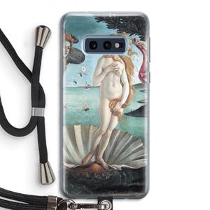 CaseCompany Birth Of Venus: Samsung Galaxy S10e Transparant Hoesje met koord