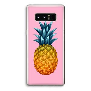 CaseCompany Grote ananas: Samsung Galaxy Note 8 Transparant Hoesje