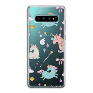 CaseCompany Fantasiewereld: Samsung Galaxy S10 Plus Transparant Hoesje