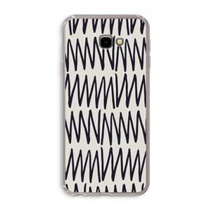 CaseCompany Marrakech Zigzag: Samsung Galaxy J4 Plus Transparant Hoesje