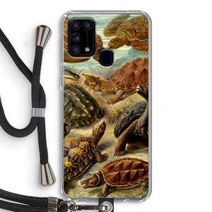 CaseCompany Haeckel Chelonia: Samsung Galaxy M31 Transparant Hoesje met koord