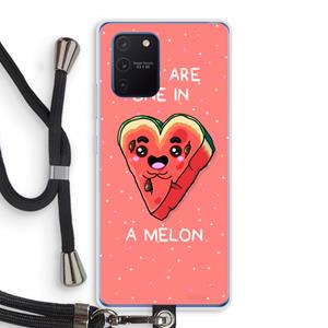 CaseCompany One In A Melon: Samsung Galaxy Note 10 Lite Transparant Hoesje met koord