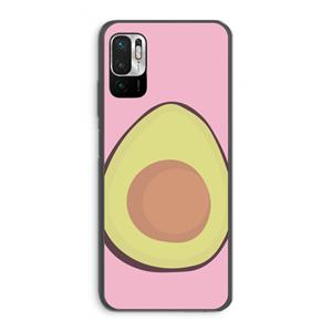 CaseCompany Avocado: Xiaomi Redmi Note 10 5G Transparant Hoesje