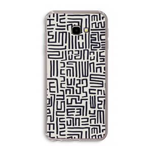 CaseCompany Moroccan Print: Samsung Galaxy J4 Plus Transparant Hoesje