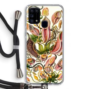 CaseCompany Haeckel Nepenthaceae: Samsung Galaxy M31 Transparant Hoesje met koord