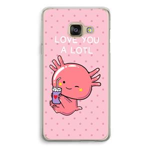 CaseCompany Love You A Lotl: Samsung A3 (2017) Transparant Hoesje