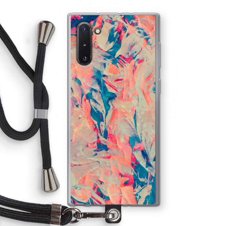 CaseCompany Alone: Samsung Galaxy Note 10 Transparant Hoesje met koord