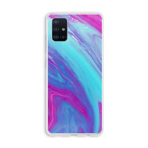 CaseCompany Zweverige regenboog: Galaxy A51 4G Transparant Hoesje