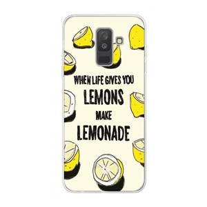 CaseCompany Lemonade: Samsung Galaxy A6 Plus (2018) Transparant Hoesje