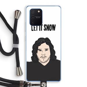 CaseCompany Let It Snow: Samsung Galaxy Note 10 Lite Transparant Hoesje met koord