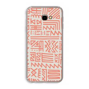 CaseCompany Marrakech Pink: Samsung Galaxy J4 Plus Transparant Hoesje