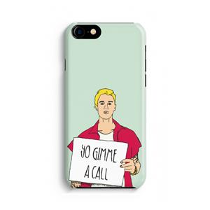CaseCompany Gimme a call: Volledig geprint iPhone SE 2020 Hoesje