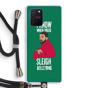 CaseCompany Sleigh Bells Ring: Samsung Galaxy Note 10 Lite Transparant Hoesje met koord