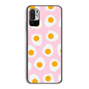 CaseCompany Dancing eggs: Xiaomi Redmi Note 10 5G Transparant Hoesje