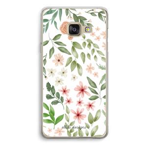 CaseCompany Botanical sweet flower heaven: Samsung A3 (2017) Transparant Hoesje