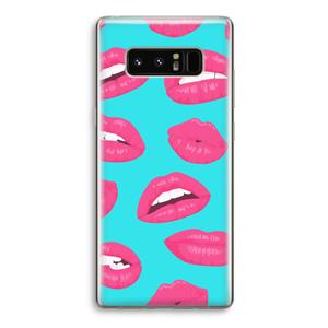 CaseCompany Bite my lip: Samsung Galaxy Note 8 Transparant Hoesje
