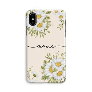 CaseCompany Daisies: iPhone Xs Volledig Geprint Hoesje