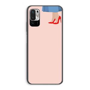 CaseCompany High heels: Xiaomi Redmi Note 10 5G Transparant Hoesje