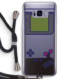 CaseCompany Game On: Samsung Galaxy S8 Transparant Hoesje met koord