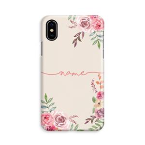 CaseCompany Rozen: iPhone Xs Volledig Geprint Hoesje