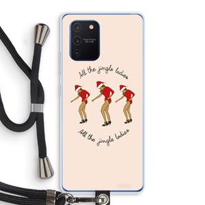 CaseCompany Jingle Ladies: Samsung Galaxy Note 10 Lite Transparant Hoesje met koord