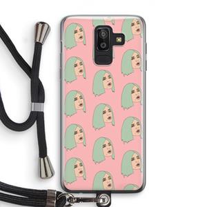 CaseCompany King Kylie: Samsung Galaxy J8 (2018) Transparant Hoesje met koord
