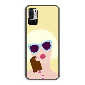 CaseCompany Ice cream: Xiaomi Redmi Note 10 5G Transparant Hoesje
