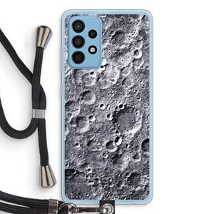 CaseCompany Maanlandschap: Samsung Galaxy A52 Transparant Hoesje met koord