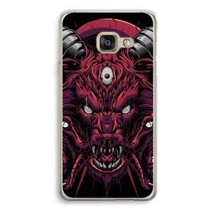 CaseCompany Hell Hound and Serpents: Samsung A3 (2017) Transparant Hoesje
