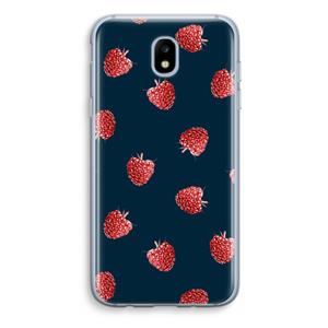 CaseCompany Framboosjes: Samsung Galaxy J5 (2017) Transparant Hoesje