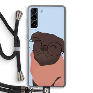 CaseCompany Ludo: Samsung Galaxy S21 Plus Transparant Hoesje met koord