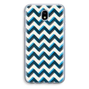 CaseCompany Onderbroken lijn: Samsung Galaxy J5 (2017) Transparant Hoesje