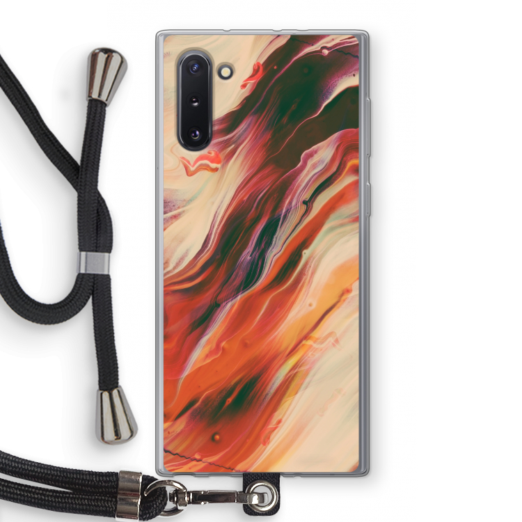 CaseCompany Forgotten Lands: Samsung Galaxy Note 10 Transparant Hoesje met koord
