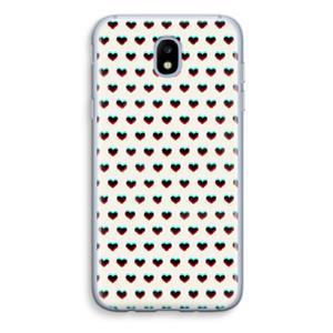 CaseCompany Hartjes: Samsung Galaxy J5 (2017) Transparant Hoesje