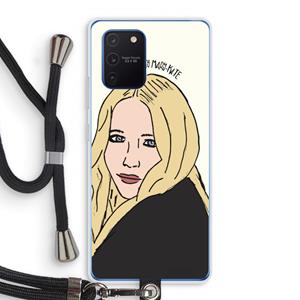 CaseCompany Mary Kate: Samsung Galaxy Note 10 Lite Transparant Hoesje met koord