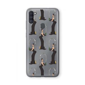 CaseCompany Pop Some Kim: Samsung Galaxy A11 Transparant Hoesje