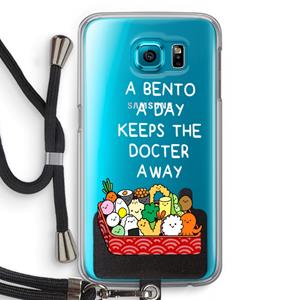 CaseCompany Bento a day: Samsung Galaxy S6 Transparant Hoesje met koord